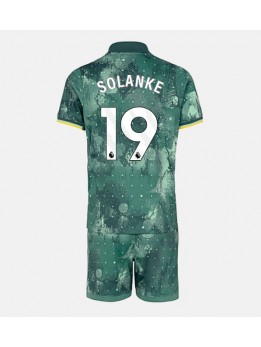 Tottenham Hotspur Dominic Solanke #19 Ausweichtrikot für Kinder 2024-25 Kurzarm (+ Kurze Hosen)